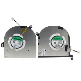 Replacement CPU+GPU Cooling Fan for DELL XPS 15 9500 9510 Precision 5550 0DJH35 009RK6