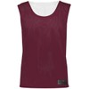 Augusta Sportswear Youth Mesh Reversible Pinnie L Maroon/White