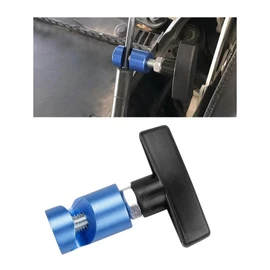 Car Lift Support Clamp, Hood Strut Clamp Spark Plug Caliper with Brass Core Protection 2-in-1 Tool, Car Hood Prop Rod Hood Stay Holder, Universal Auto Accessories for Car (Blue)