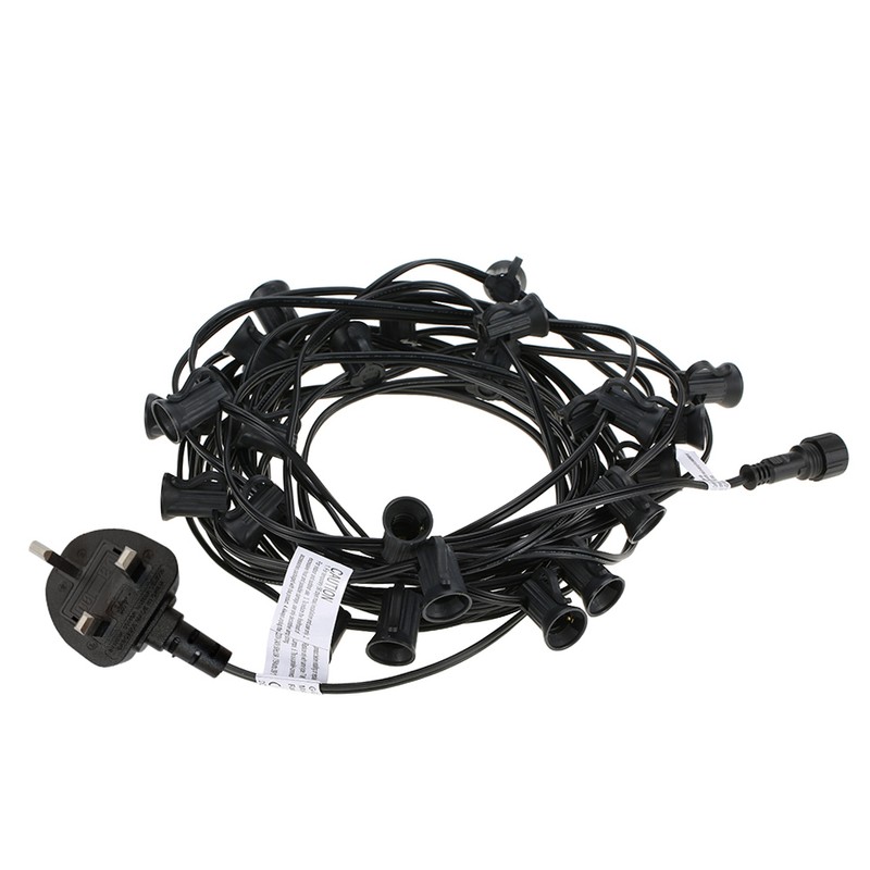 G40 String Light 2 Spare Bulbs Total Power 175W 27FT