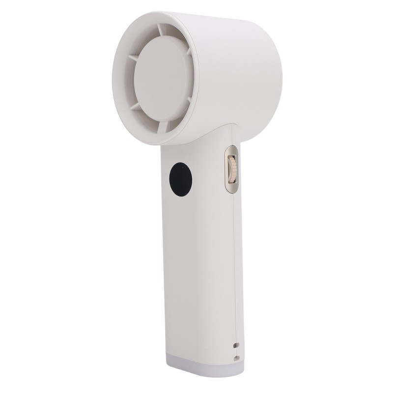 Handheld Fan LED Display Power Adjustable Portable Fan Night Light