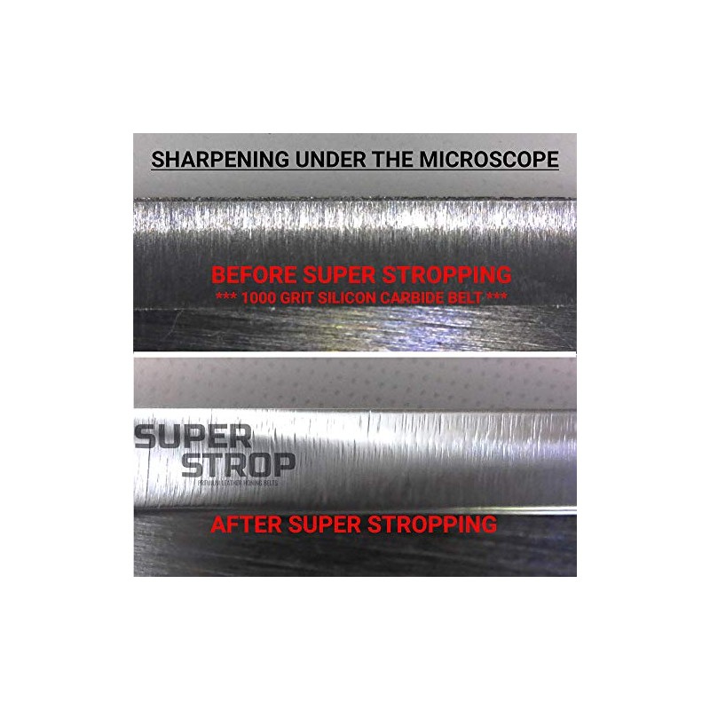 1x30 inch Leather Honing Strop Belt Super Strop with White