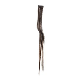 WIG ME UP - YZF-P1S18P-4/12 One Clip Clip-In extension strand highlight straight micro clip, 1,5 inch wide, 18 inches dark brown light gold brown ombre mix
