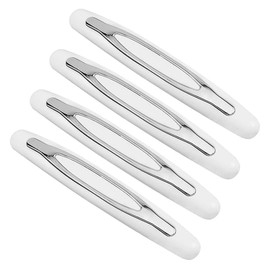 Lotsdonxia 4-Pack Car Door Edge Protectors Shock-Absorbing Bumper Strips for Enhanced Anti-Collision and Scratch Resistance (White)