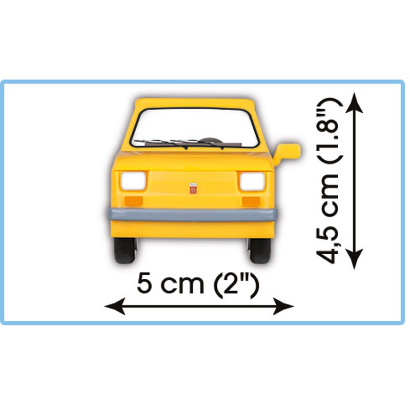 COBI COB24530 FIAT Spielzeug, verschieden