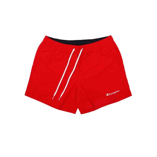 Champion Men's Legacy Beachshorts Ac Small Logo Swim Trunks, Intense
