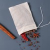 AKOAK 20 Pcs 4 x 3 Inches Muslin Drawstring Bags,Natural