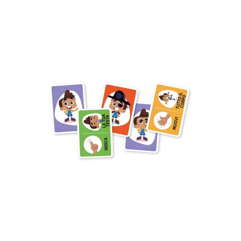 CreativaMente Gigi Ha Detto, Gioco di Carte per Bambini, Tema