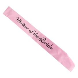 BRIGHTFUFU Mother Bride Bachelorette Party Sash Satin Hen Party Accessory for Bridal Shower Wedding Decorations and Party Favors