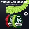 WUPUMAN PE Fishing Line, 4 Braided, No Fading, (150M, 300M,