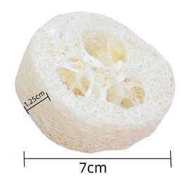Loofah Soap Holder, Non-Slip Soap, Natural Loofah Sponge Soap Cushion, Pack of 6 to Prevent the Reproduction of Bacteria in the Bathroom (White)