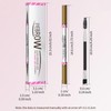 2 In 1 Eyebrow Pen With Eye Liner Pencil,2 In