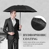 Pioggistar Windproof Umbrella for Men and Women, Inverted Mechanic Umbrellas