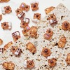 100PCS Mini Capybara Decor for Dollhouse Resin Tiny capybaras for