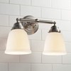 Aspen Creative 23045-4 Transitional Style Bell Shaped Frosted Replacement Glass