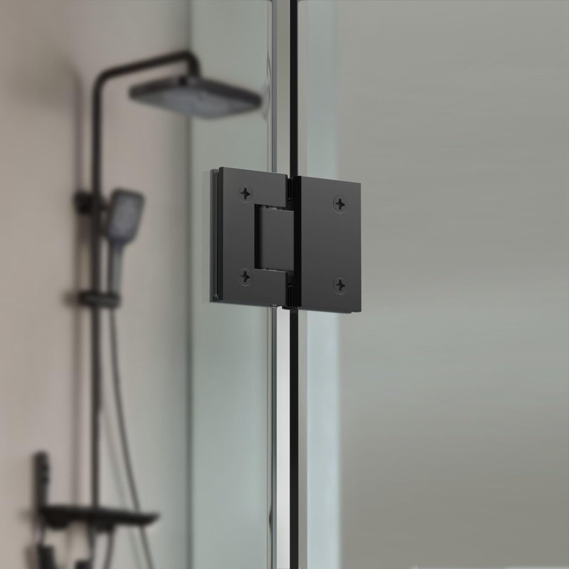 AatrixQuayn 180 Degree Glass Shower Door Hinges Heavy Duty Solid