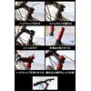 (SCGEHA) Bicycle Handle Up Headset Extender Tube Cross Bike (Red)