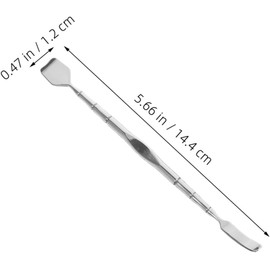 Raspador Limpiador Facial de Acero Inoxidable Diseño de Doble Cabeza, Herramienta Portátil para Eliminar Puntos Negros y Limpieza Profunda en Nariz y Rostro para Uso en Casa