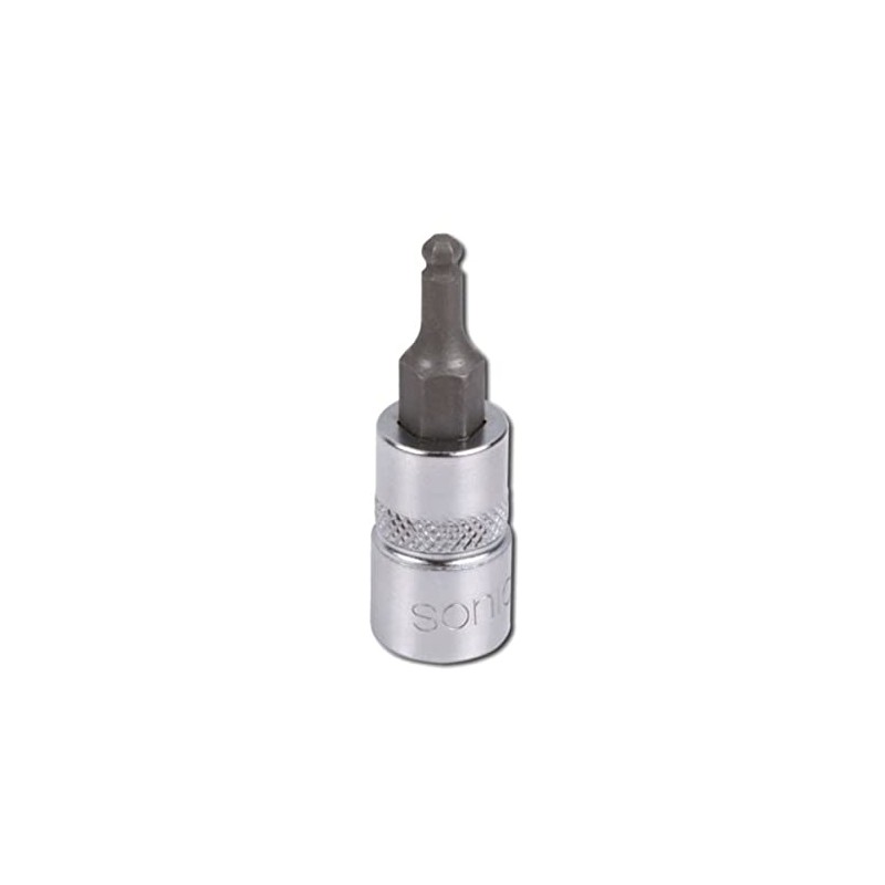Sonic 8103705 Bit Socket Hex Ball, 1/4-Inch, 5 mm