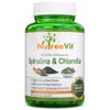 NutreeVit Pure Organic Spirulina & Chlorella Extract Veggie Capsules (500mg)
