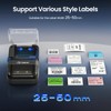 CLABEL Label Maker Barcode Printer 220B Thermal Bluetooth Mini Label