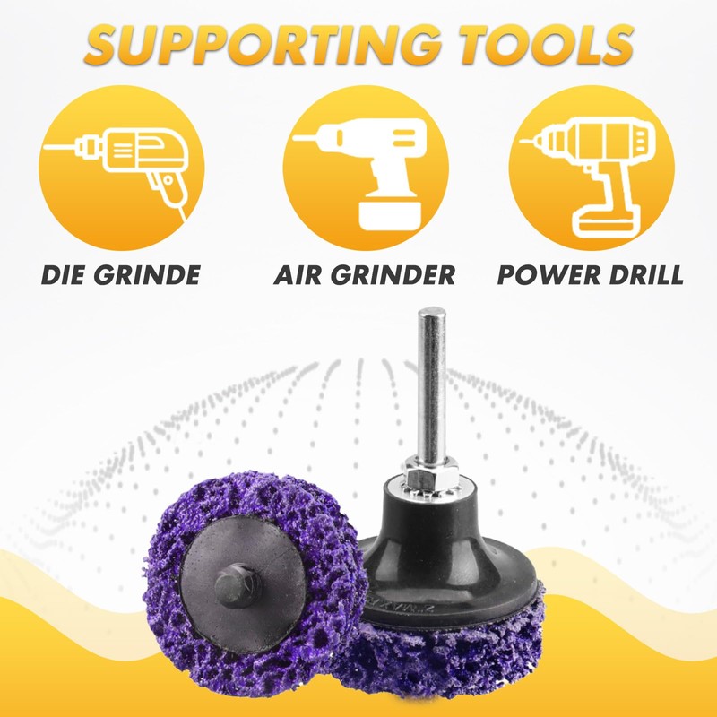 Laexepelle Strip Discs Quick Sanding Discs Stripping Wheel Stripper Abrasive