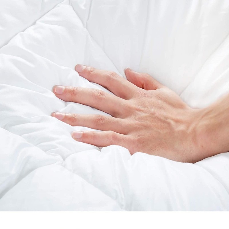 Double Quilted Mattress Protector Extra Deep Pocket Fitted Hypoallergenic Hotel