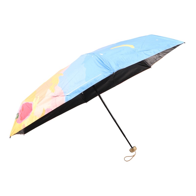 Sun Umbrella Compact Umbrella 5 Level Foldable 6 Ribs Multiuse