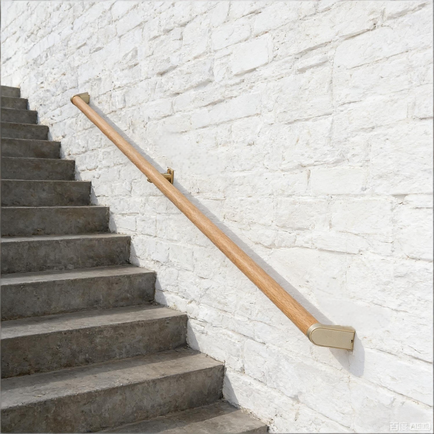 14 FT Modern Aluminum Handrail Set - ADA Compliant Indoor & Outdoor