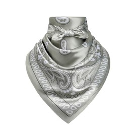 35" Men's Cowboy Scarf - Oversized Western Bandana Neckwear, Large Square Scarf with Gift Packaging