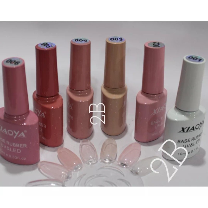 Xiaoya Gel Polish Para Uñas Base Rubber 6 Colores Gama