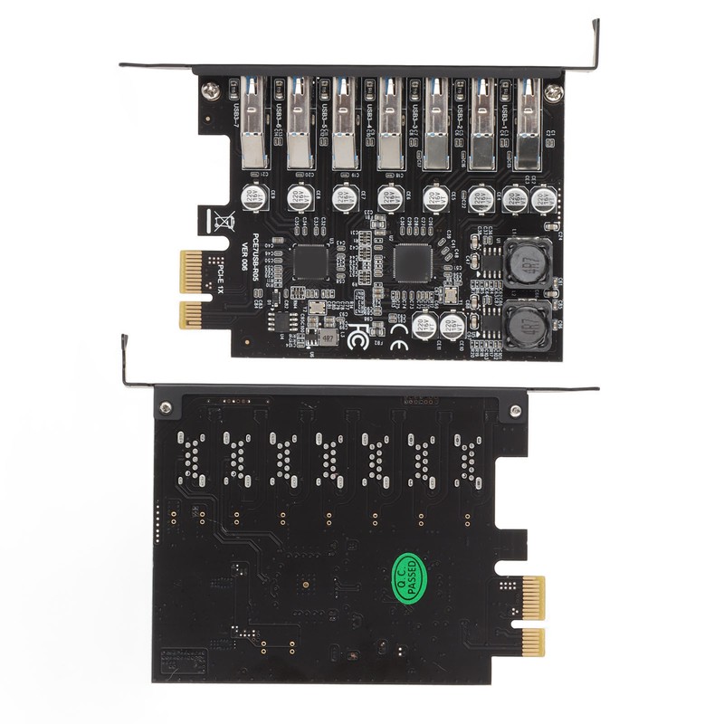 7 Port PCIE Expansion Card 7 Ports USB 3.2 GEN1