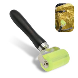 Anyhut 1 PC Sound Deadening Roller with Bearings, Noise Dampening Rubber Roller, Heat Insulation Mat, Noise Filter Wallpaper Application, Universal for Auto Sound Deadening Application (Green)