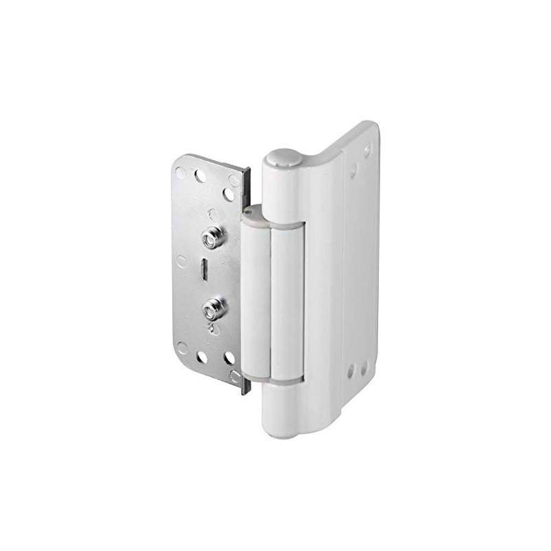 Composite Doors Hinge White Trojan 3D Adjustable Butt Rebate Door