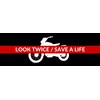 Vegamax Look Twice Save a Life Motorcycle Waterproof Vinyl Bumper