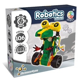 Science4you - Robotics Rexbot, A Robot Kit with 106 Pieces - Build Your Own Robot with This Electronic Building Kit, Educational Game UNT Construction Toy for Children from 8 Years