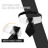 XZYZ Dog Collar, Soft Polyester Dog Bow Tie with Metal
