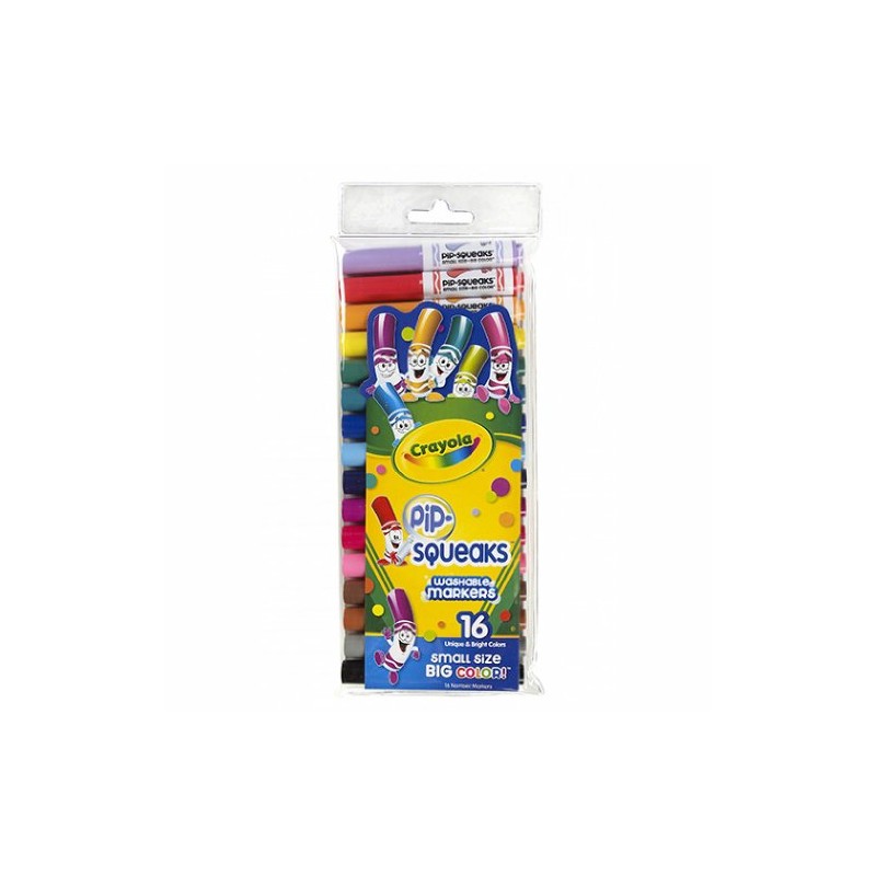 PIP SQUEAKS MARKERS 16 CT SHORT