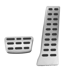 Gas Brake Accelerator Pedal Cover Stainless Steel Anti Slip Foot Pedal Pads Replacement for Hyundai Tucson Sonata Santa Fe Automatic Transmission