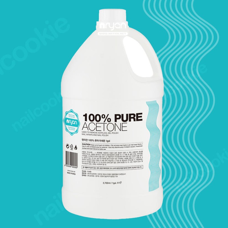Enlian 엔리안 100% 퓨어 아세톤 갤런 / 네일샵용 대용량 3700ml