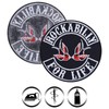 Rockability for Life Biker Patch for Sewing/Ironing | Rocker Iron-On