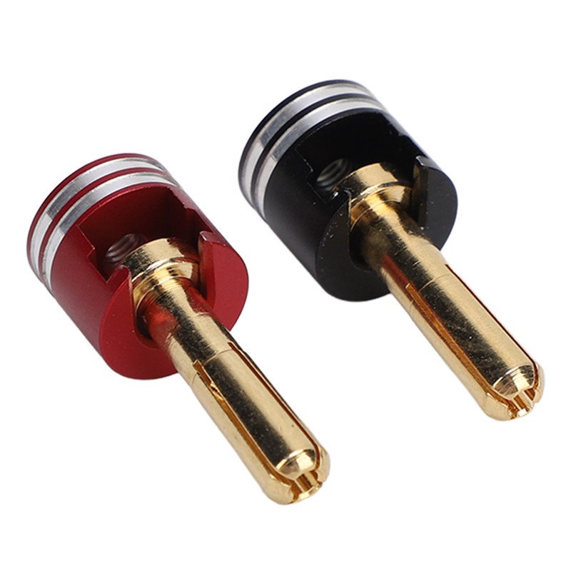Heatsink Bullet Plug Grip Aluminium Alloy and Copper Banana Plug