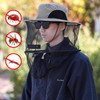 XZSKD Midge Nets For Head, Mosquito Hat, Mosquito Head Net,