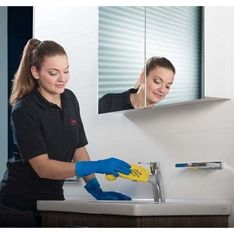 Vileda MicronQuick 152106 Microfibre Cloths, Red, 38 x 40 cm