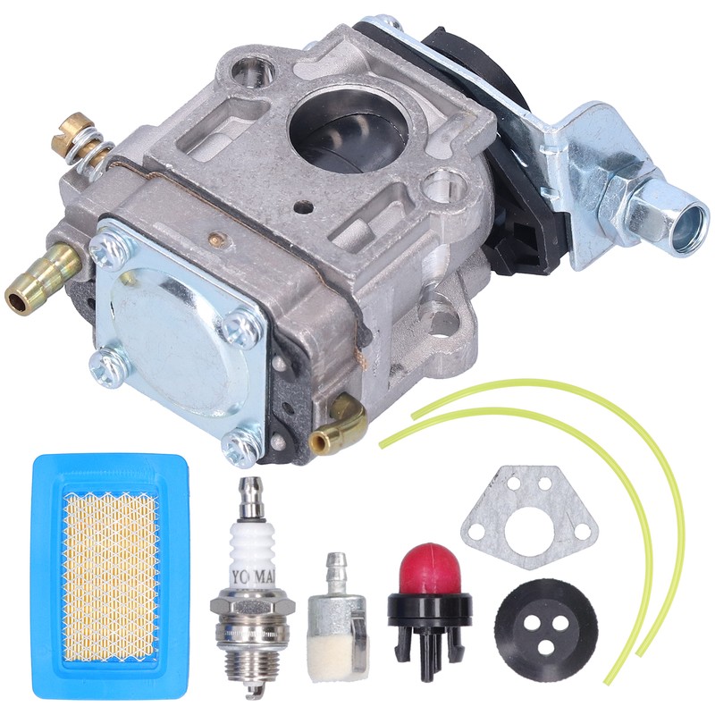Carburetor Air Fuel Filter Spark Plug Primer Bulb Assembly for