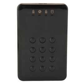 Encrypted SSD Drive Enclosure, 2.5 Inch Hard Drive Enclosure with 12 Bits Password Protected, Data, for for OS X, for Linux