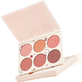Pongnas Paleta de Rubor Mate de 6 Colores, Resaltado de Contorno, Maquillaje de Mejillas Radiante para Mujeres (Paleta de rubores de 6 colores)