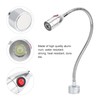 3W LED Flexible Gooseneck Lamp Work Desk Light for Machine