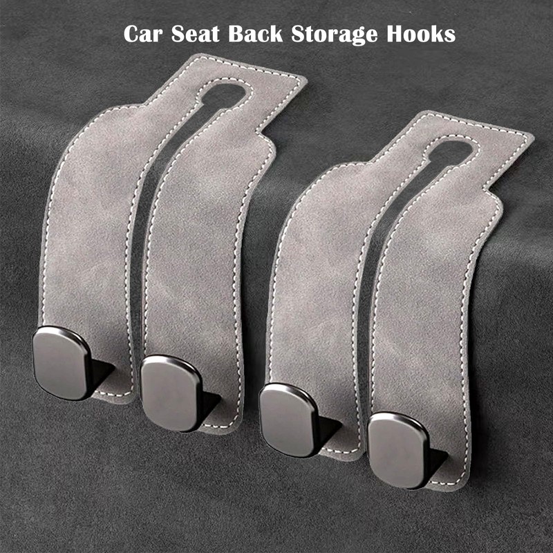 Car Hooks for Headrest 2 Pack, Car Seat Back Storage