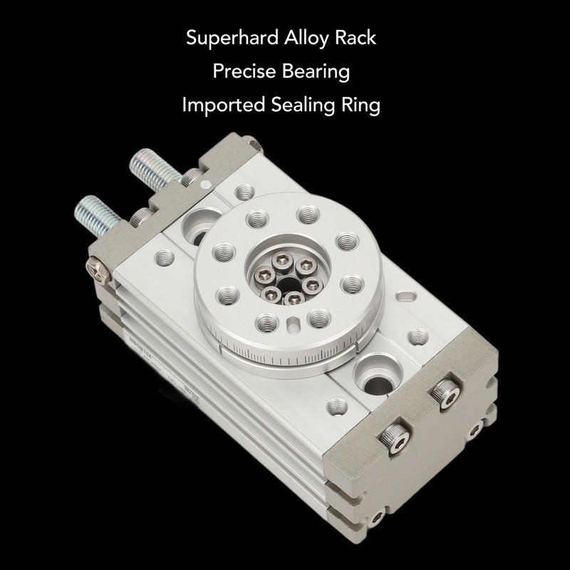 Rotary Pneumatic Air Cylinder 0 to 190 Degree Adjustable Aluminum